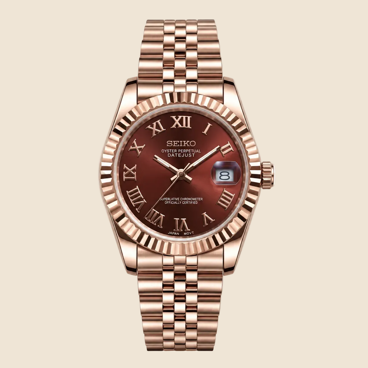DateJust Chocolat Roman Rose