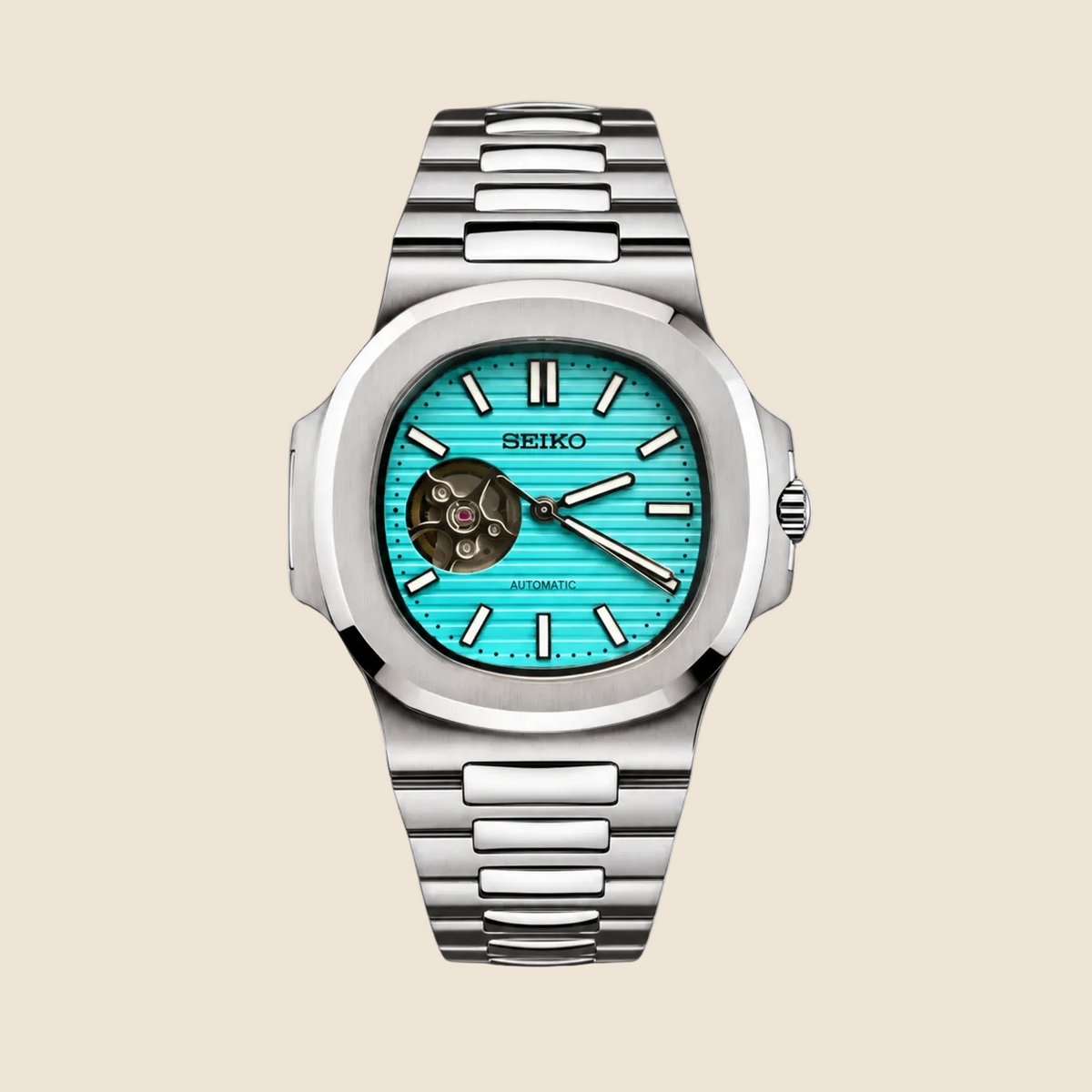 Nautilus Cœur Ouvert Turquoise