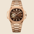 Nautilus Cœur Ouvert Chocolat Rose