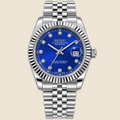 DateJust Bleu Royal Silver Éclat