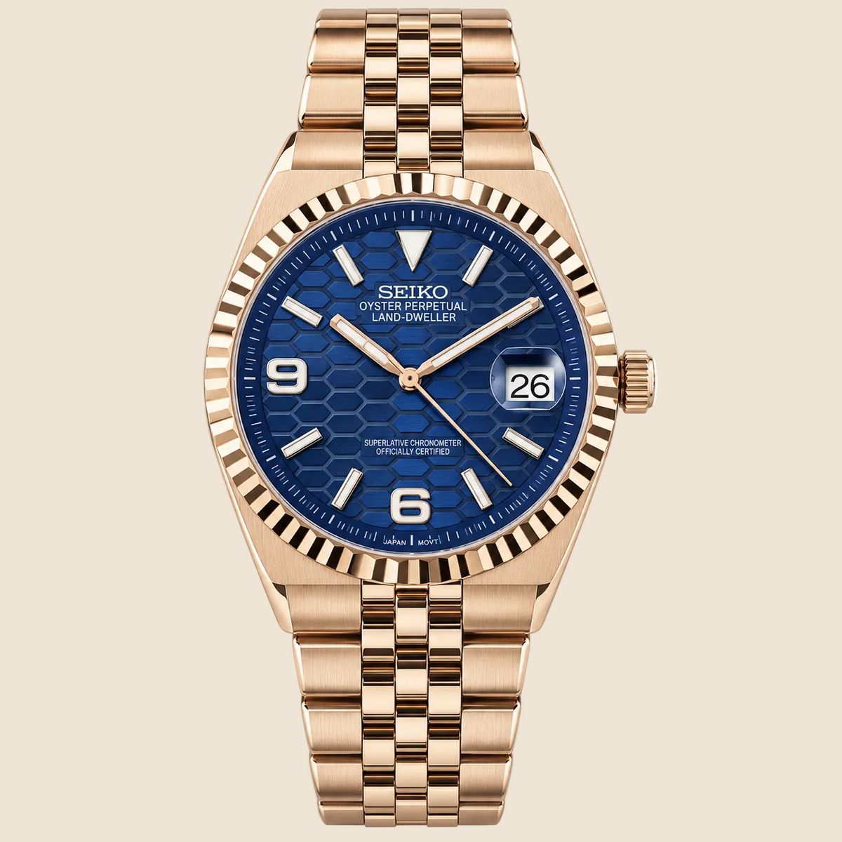 Land Dweller Bleu Royal Rose Gold