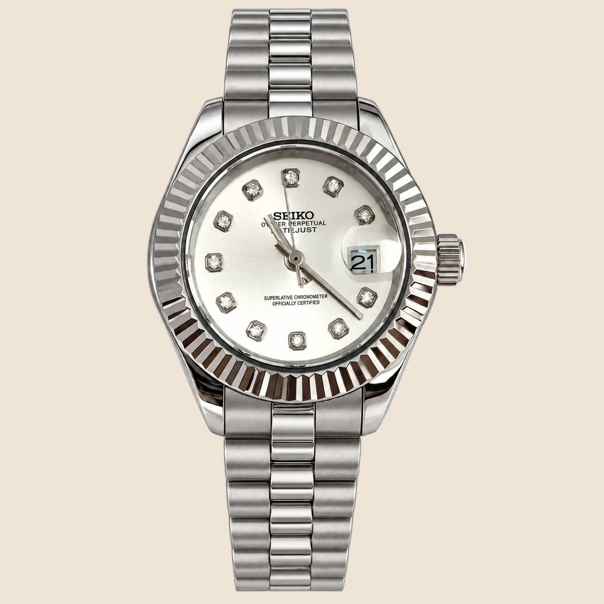 DateJust Blanc Silver Éclat 28 mm
