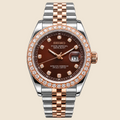 DateJust Chocolat Rose Sertie 31 mm