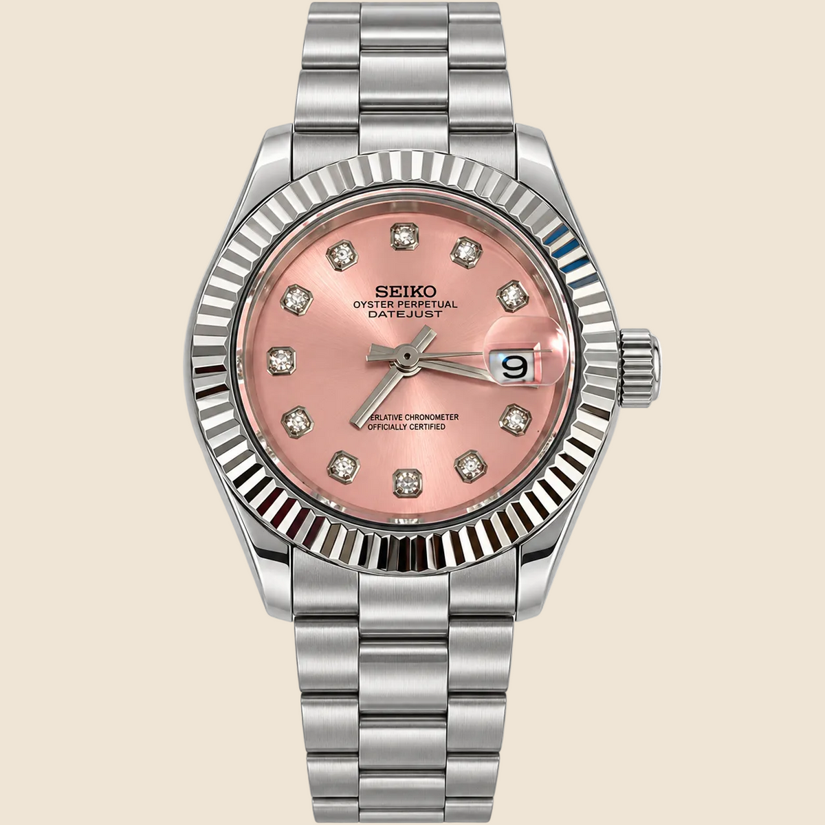 DateJust Rose Silver Éclat 28 mm