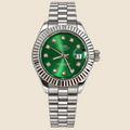 DateJust Vert Silver Éclat 28 mm