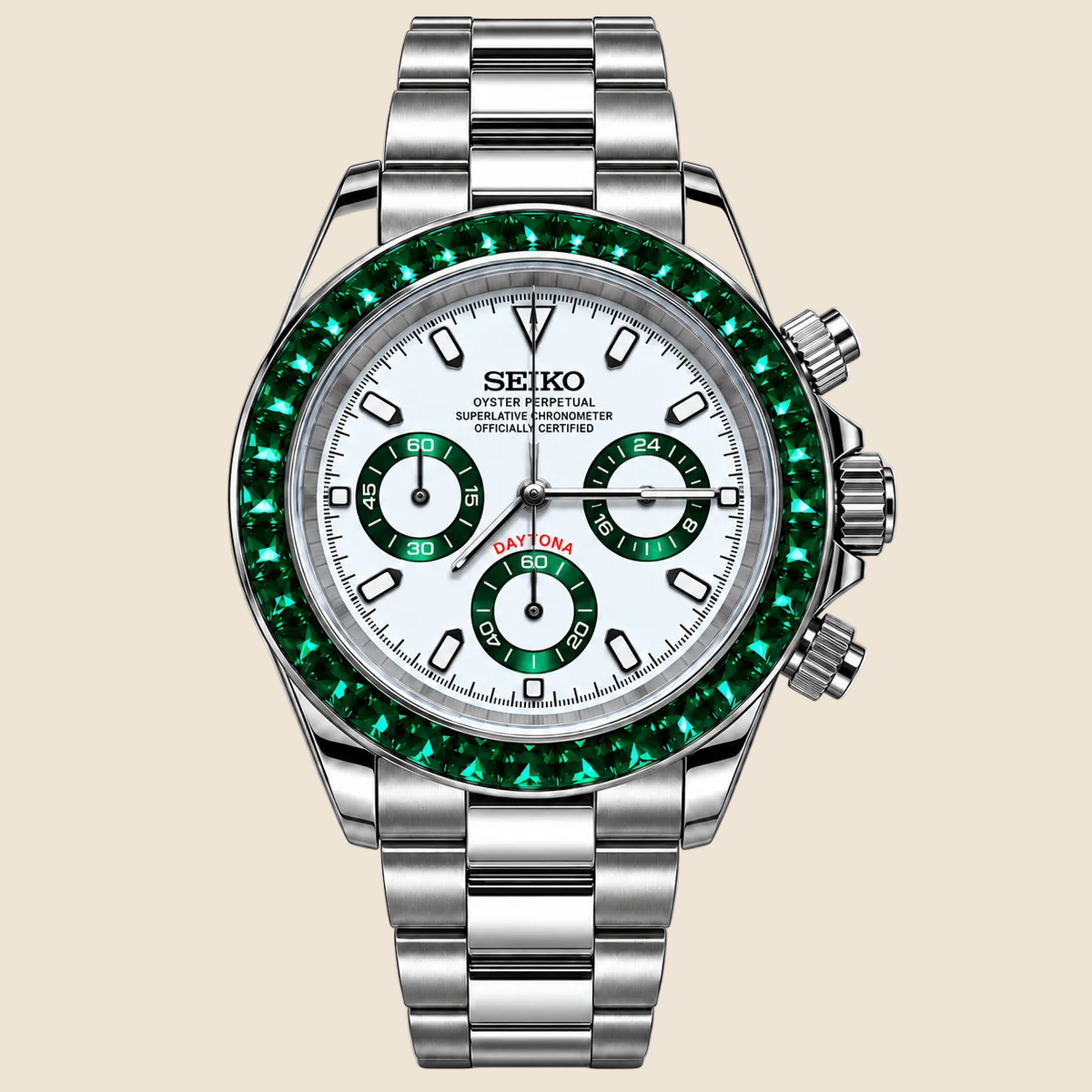 Daytona Vert Émeraude Silver