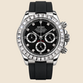 Daytona Noir Silver Cristal Rubber