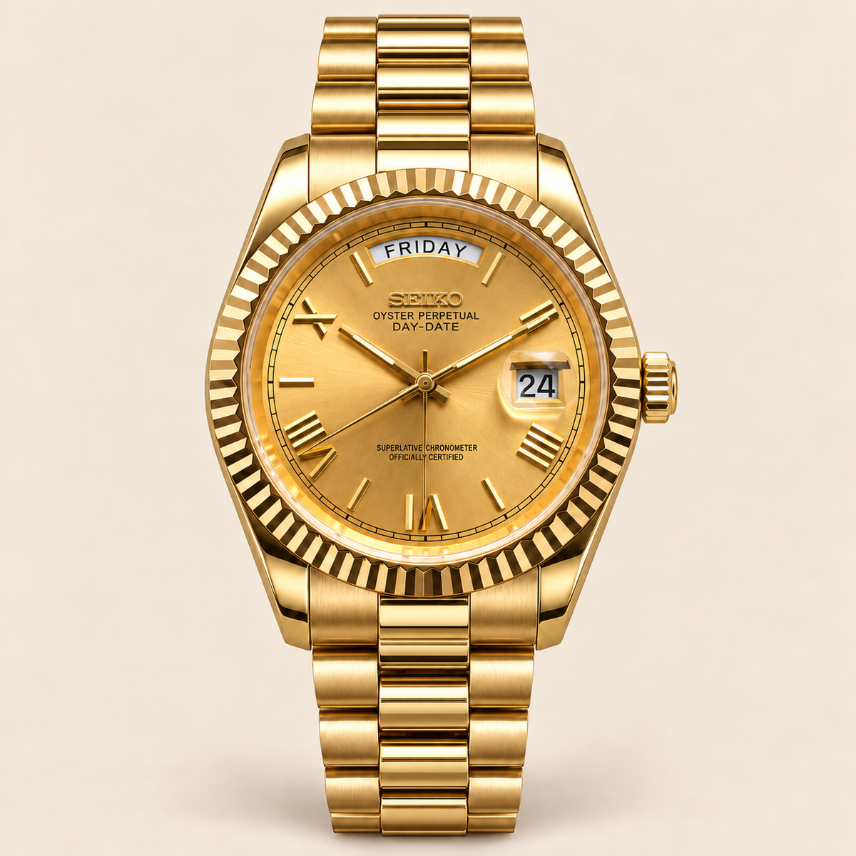 DayDate Roman Champagne Gold
