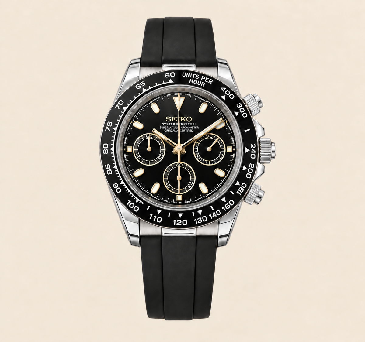 Daytona Noir Cream Silver