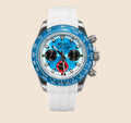 Daytona Bleu & Blanc Rubber