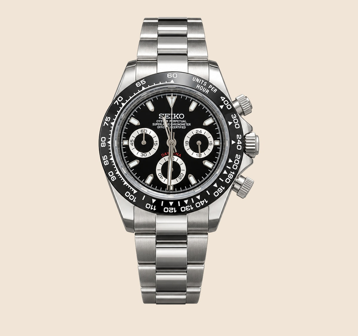 Daytona Noir Silver
