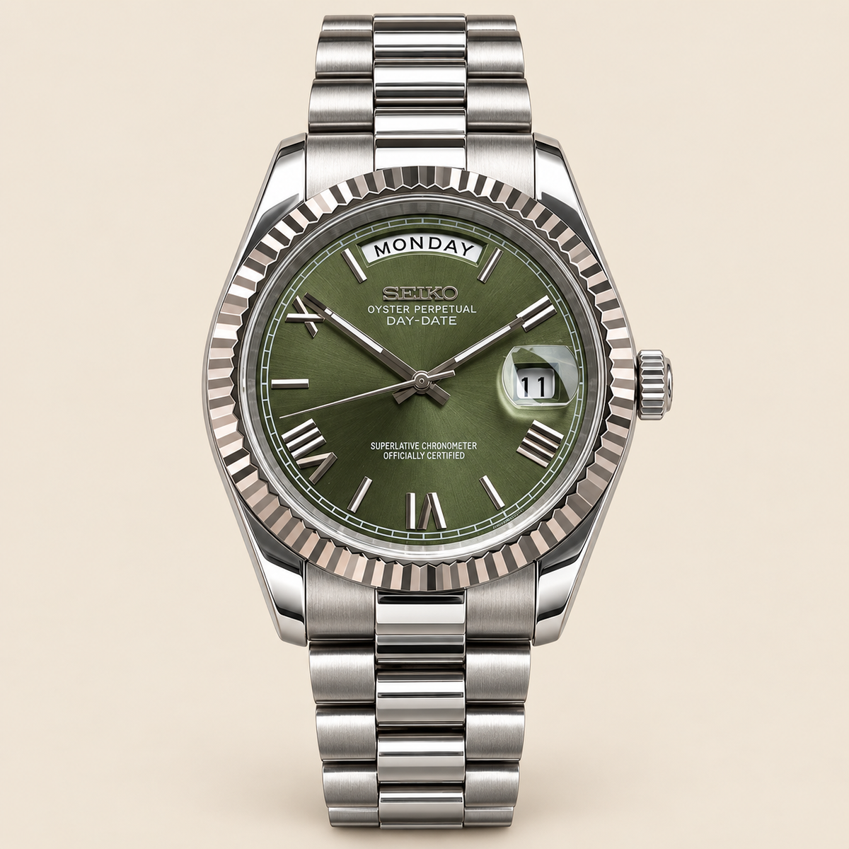 DayDate Roman Vert Olive